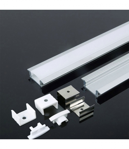 Profil Aluminiowy V-TAC 2000x24.7x7mm VT-8122 5 Lat Gwarancji