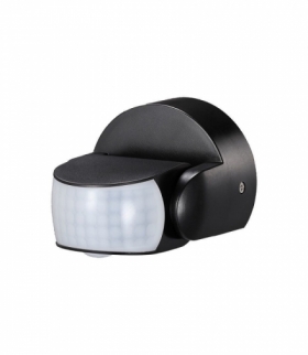 Czujnik Ruchu V-TAC Ścienny Czarny 180st/360st IP65 VT-8093