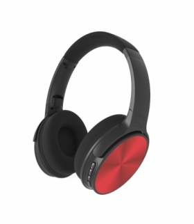 Bezprzewodowe Słuchawki Bluetooth Obrotowe 500mAh Czerwone VT-6322