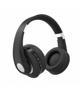 Bezprzewodowe Słuchawki Bluetooth Regulowany Pałąk 500mAh Czarne VT-6322