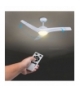 Wentylator Sufitowy V-TAC 132cm Biały 15W LED CCT Pilot VT-6055-3