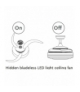 Wentylator Sufitowy V-TAC 132cm 107cm Chowane Ramiona 30W LED CCT VT-3042-3 3000lm