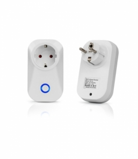 Gniazdo Adapter Przelotka WiFi V-TAC Amazon Alexa, Google Home, Nest VT-5001