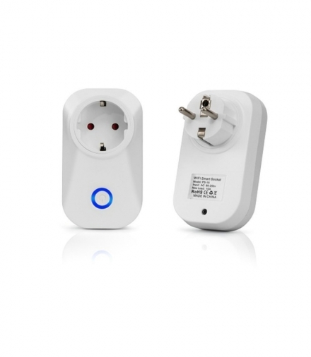 Gniazdo Adapter Przelotka WiFi V-TAC Amazon Alexa, Google Home, Nest VT-5001