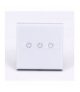 Włącznik Szklany WiFi V-TAC Potrójny Biały Amazon Alexa, Google Home, Nest VT-5005