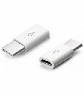 Adaptor Przejściówka Micro USB do Type C Biały V-TAC VT-5149