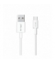 Przewód Micro USB V-TAC Typ C 1M Biały Seria Srebrna VT-5322
