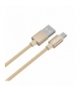 Przewód Micro USB V-TAC 1M Złoty Seria Platinum VT-5331