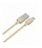 Przewód Micro USB V-TAC 1M Złoty Seria Platinum VT-5331