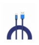 Przewód Micro USB V-TAC 1M Niebieski Seria Ruby VT-5341