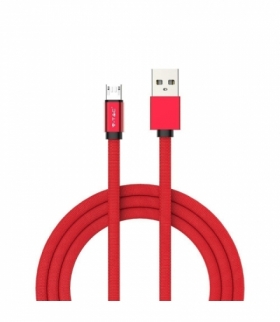 Przewód Micro USB V-TAC 1M Czerwony Seria Ruby VT-5341