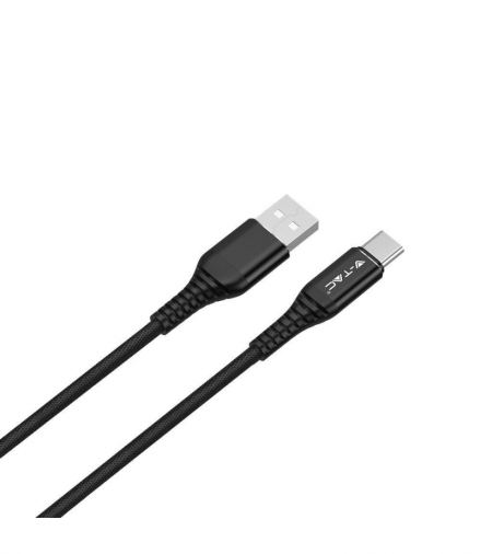 Przewód Micro USB V-TAC Typ C 1M Czarny Seria Złota VT-5352