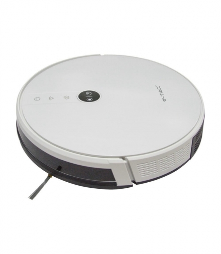 Odkurzacz Automatyczny V-TAC BIAŁY, WiFi, MOP, Auto Powrót, PILOT, HEPA, Kompatybilny Amazon Alexa i Google Home VT-5555