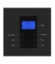 Grzejnik Panelowy Szklany 2000W LED Czarny PILOT LCD TIMER V-TAC VT-2000WRD