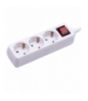 Przedłużacz 3 gniazda z włącznikiem V-TAC (3G 1.5MM2 X 1.5M) Biały VT-1113