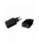 Ładowarka USB SZYBKA QC3.0 AC 3.6-6.5V 3.0A V-TAC Czarna VT-1026