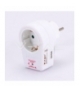 Adapter z ochroną przepięciową V-TAC 16A 3680W BIAŁY VT-1101-1
