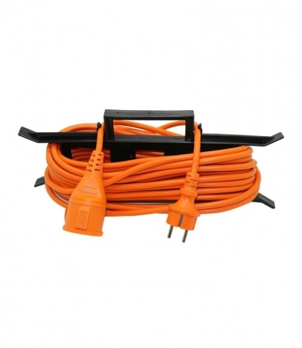 Przedłużacz Ogrodowy V-TAC 15M 16A IP44 z uchwytem do zwijania i klapką VT-3002-15