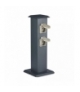 Słupek Ogrodowy 4 Gniazda 40cm 4x16A 3600W IP54 Grafit VT-1155-4
