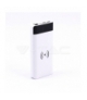 Power Bank V-TAC 20000mah Indukcja Z przewodem Micro USB Biały VT-3508
