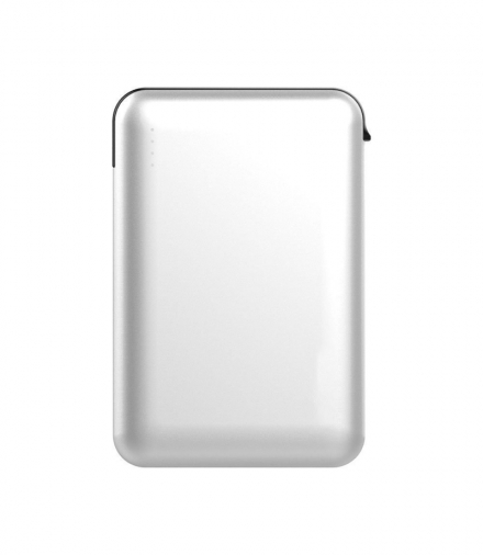 Power Bank V-TAC 5000mah Z przewodem Wskaźnik LED Biały VT-3510