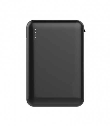 Power Bank V-TAC 5000mah Z przewodem Wskaźnik LED Czarny VT-3510