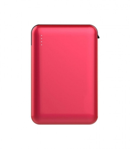Power Bank V-TAC 5000mah Z przewodem Wskaźnik LED Czerwony VT-3510