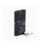 Power Bank V-TAC 10000mah Wyświetlacz USB Type C Biały VT-3511