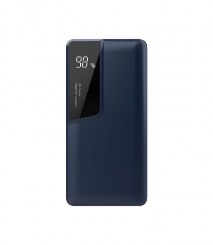 Power Bank V-TAC 10000mah Wyświetlacz USB Type C Niebieski VT-3511