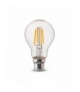 Żarówka LED B22 4W A60 Filament, Klosz Transparentny, Chip SAMSUNG, Ciepła, Barwa:3000K, Trzonek:B22 V-TAC 106