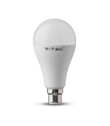 Żarówka LED B22 15W A65, Chip SAMSUNG, Ciepła, Barwa:3000K, Trzonek:B22 V-TAC 854