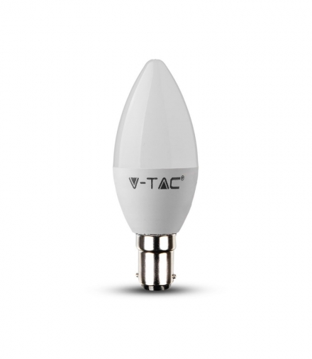 Żarówka LED B15 5.5W C35, Chip SAMSUNG, Ciepła, Barwa:3000K, Ściemniana, Trzonek:B15 V-TAC 861