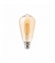 Żarówka LED B22 4W Filament ST64/ Klosz Bursztynowy, Super Ciepła (barwa zachód słońca), Barwa:2200K, Ściemniana, Trzonek:B22 V-TAC 7420