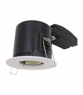 VT-703 Oprawa wpuszczana downlight GU10, Ognioodporność min 30-60-90, Źródło zamykane pierścieniem, Biały