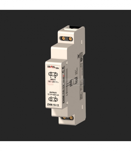 Zasilacz LED modułowy 12V DC 10W na szynę TH