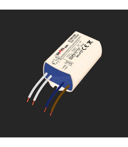 Transformator elektroniczny IP56 230/11,5V 0-105W