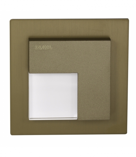 Oprawa LED TIMO z ramką NT 14V DC STARE ZŁOTO - biała ciepła