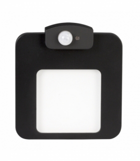 Oprawa LED MOZA Z CZUJNIKIEM PT 14V DC CZARNA - biała ciepła