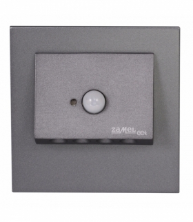 Oprawa LED NAVI Z CZUJNIKIEM PT 14V DC GRAFIT - biała ciepła