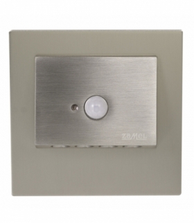 Oprawa LED NAVI Z CZUJNIKIEM 230V STAL - biała zimna