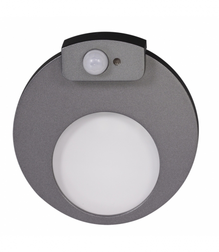 Oprawa LED MUNA Z CZUJNIKIEM 230V GRAFIT - biała zimna