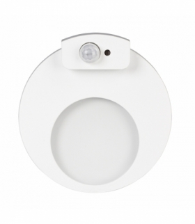 Oprawa LED MUNA Z CZUJNIKIEM 230V BIAŁA - biała ciepła