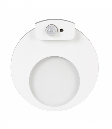 Oprawa LED MUNA Z CZUJNIKIEM 230V BIAŁA - biała ciepła