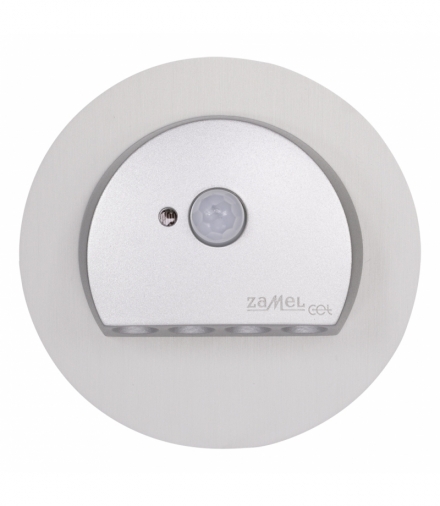 Oprawa LED RUBI PT 230V AC z czujnikiem ruchu ALUMINIUM - biała ciepła