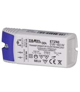 Transformator elektroniczny 230/11,5V 0-60W