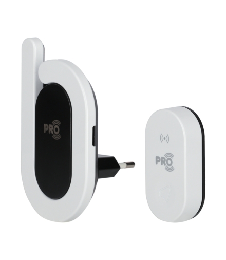 DZWONEK BEZPRZEWODOWY SIECIOWY BULIK II PRO 230V ZESTAW HERMETYCZNY ZASIĘG 1400m