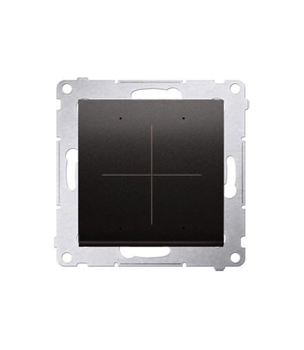 Elektroniczny łącznik / przycisk 4-krotny antracyt DEW4.01/48