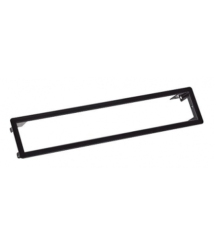 Ramka do listew zasilających 6-modułowych czarna POWER FRAME BACHMANN