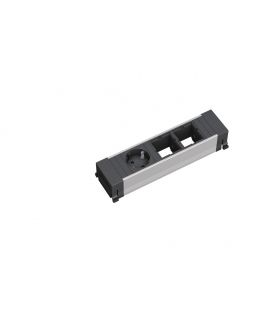 Listwa zasilająca gniazdo schuko + 2 puste moduły POWER FRAME BACHMANN