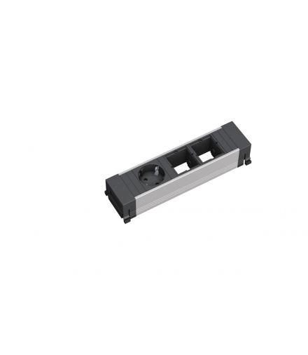 Listwa zasilająca gniazdo schuko + 2 puste moduły POWER FRAME BACHMANN